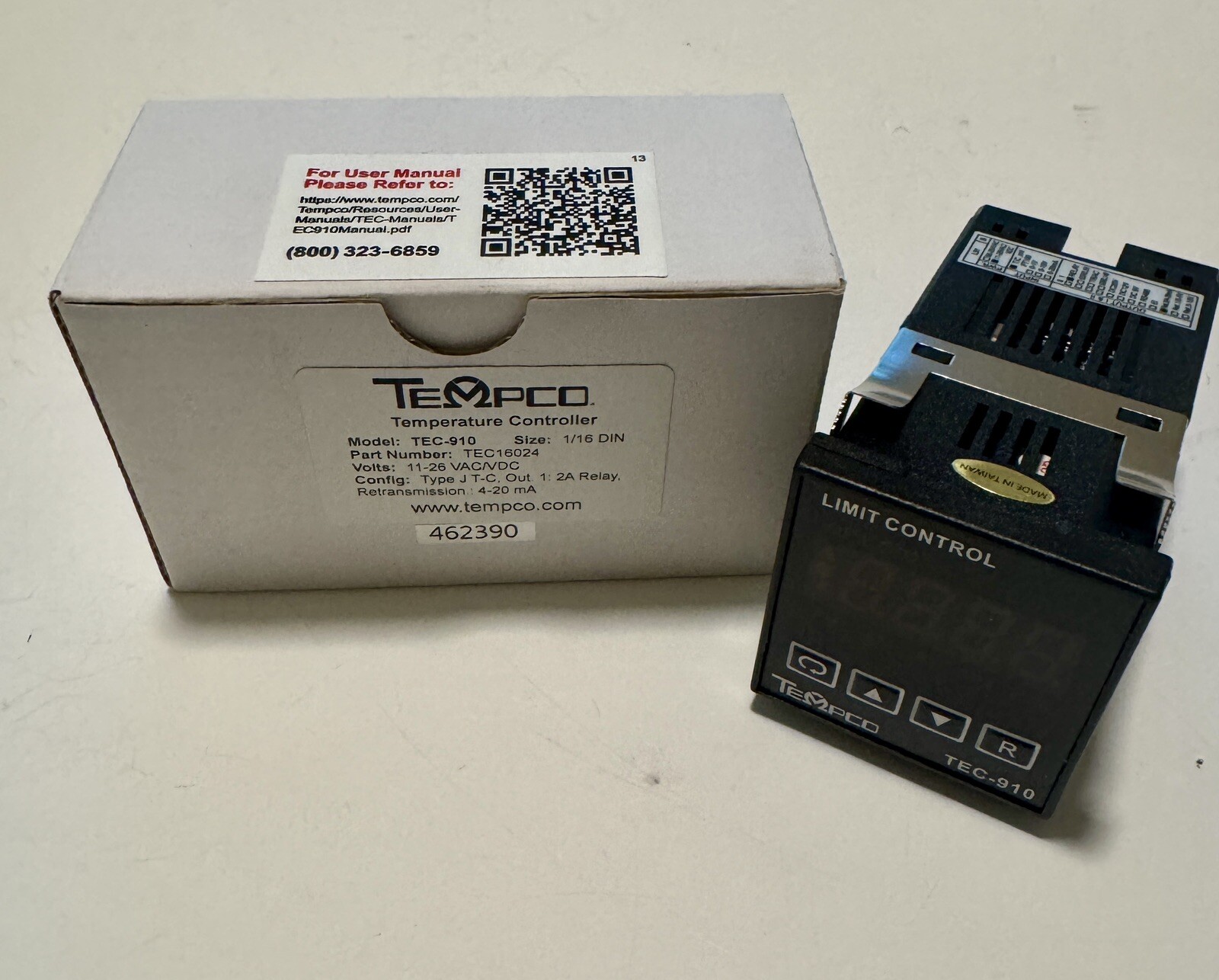 Tempco TEC-910-511B Temperature Control, BRAND NEW