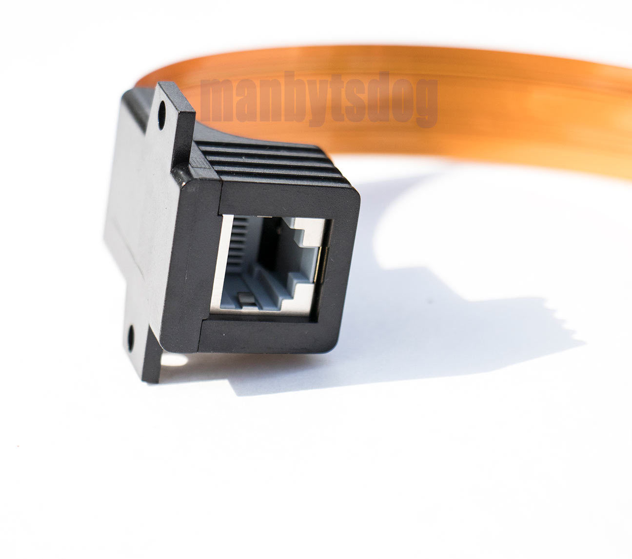 Premium Flat Cat5 Window & Doors Feed-Through cable OEM RJ45 US Seller Fast Ship