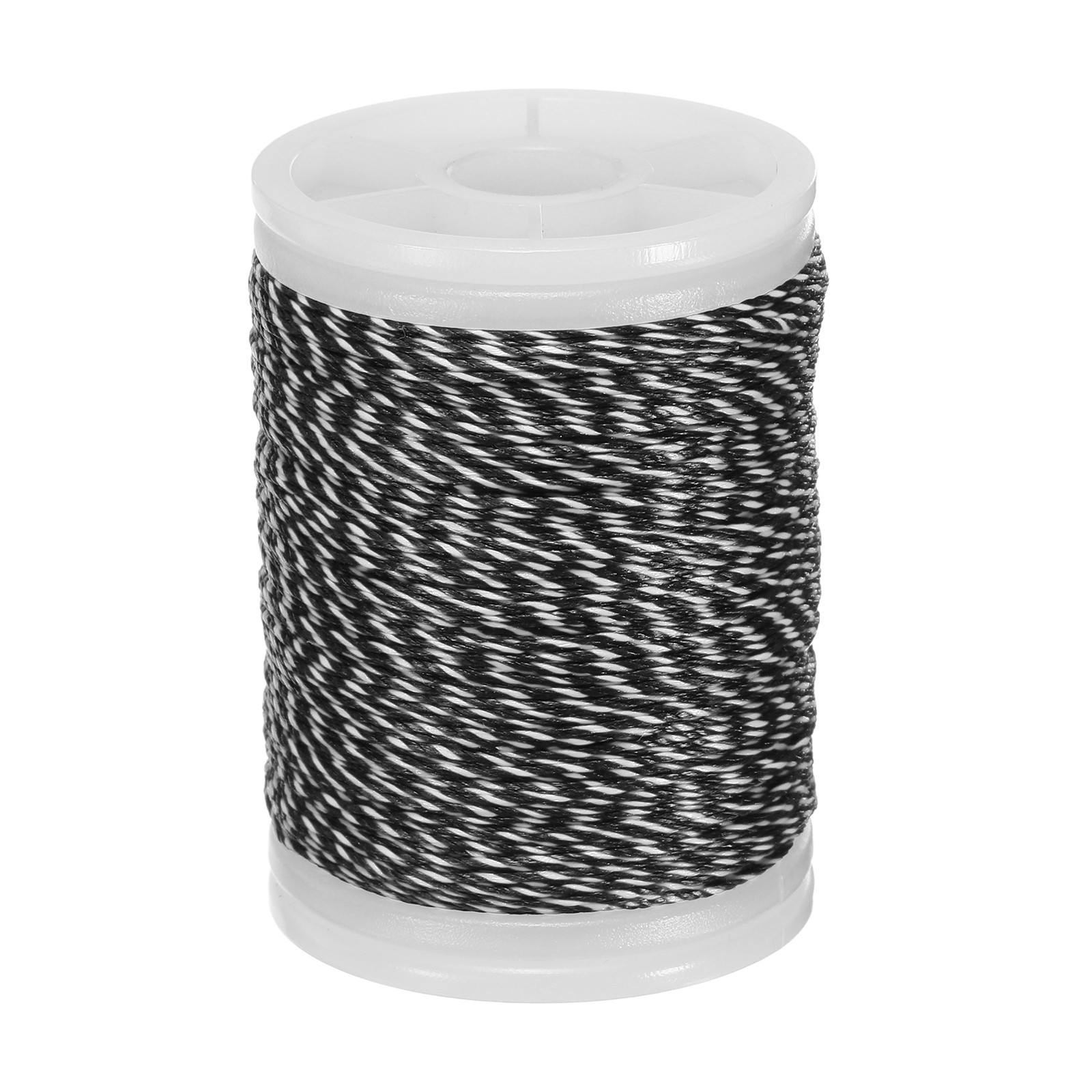Archery Bow String Serving Thread, Bowstring Thread 400D & Black/White