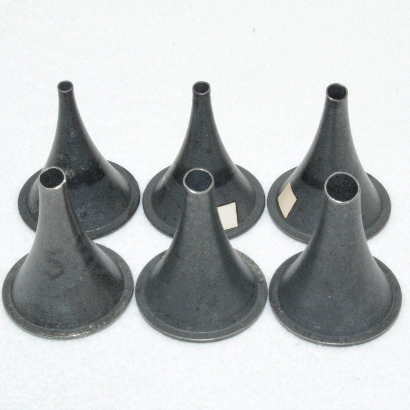 Richards Set of 6 Ear Speculums: sizes 3mm, 3.5mm, 5mm, 5.5mm, 6mm, 7mm