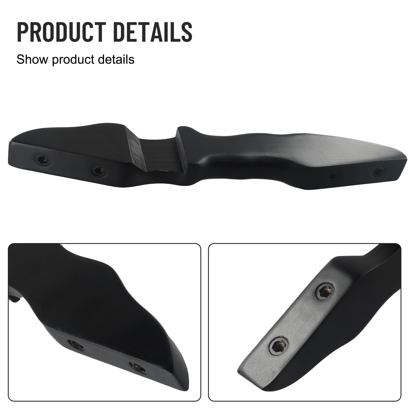 2023 New Bow Handle Bow Riser Accessory Pull Riser Wooden Riser 350g Black