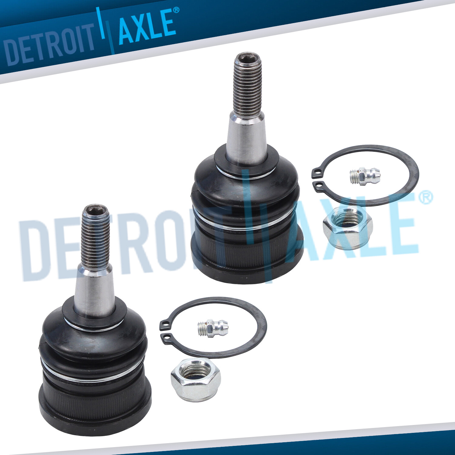 Pair (2) Front Upper Ball Joints for 2005 - 2010 Jeep Grand Cherokee Commander