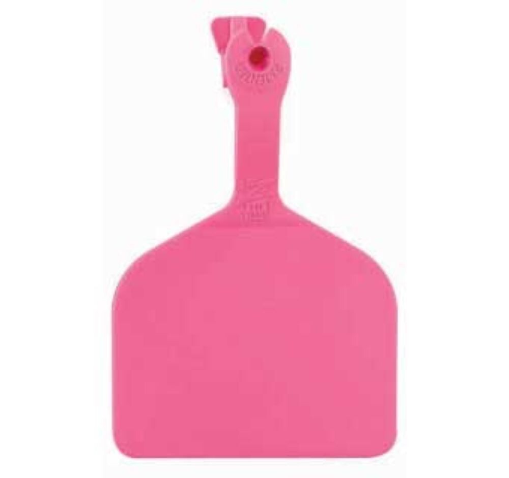 Z Feedlot Ear Tags for Cattle ID PINK 50ct