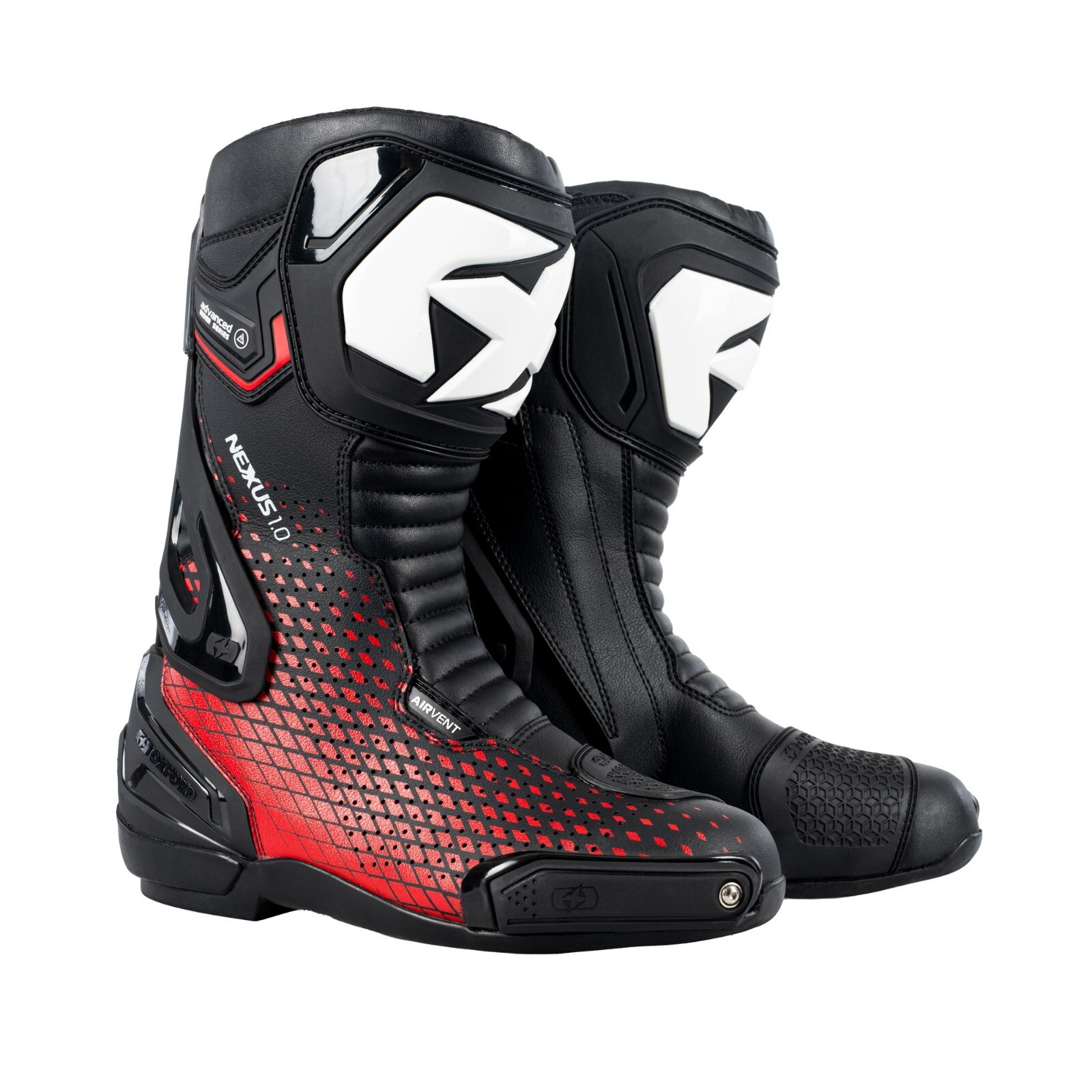 Oxford Nexus 1.0 Air Vented Motorcycle Boots Premium Motorbike Boots for Riders