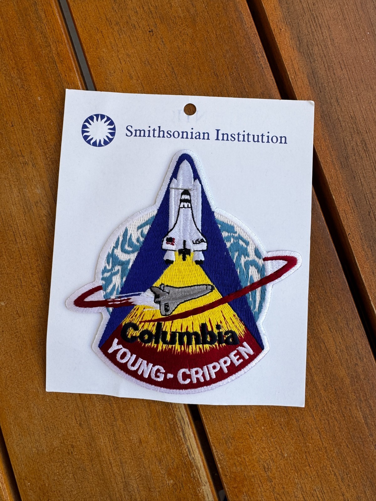 NASA STS-1 Columbia Patch Young Crippen