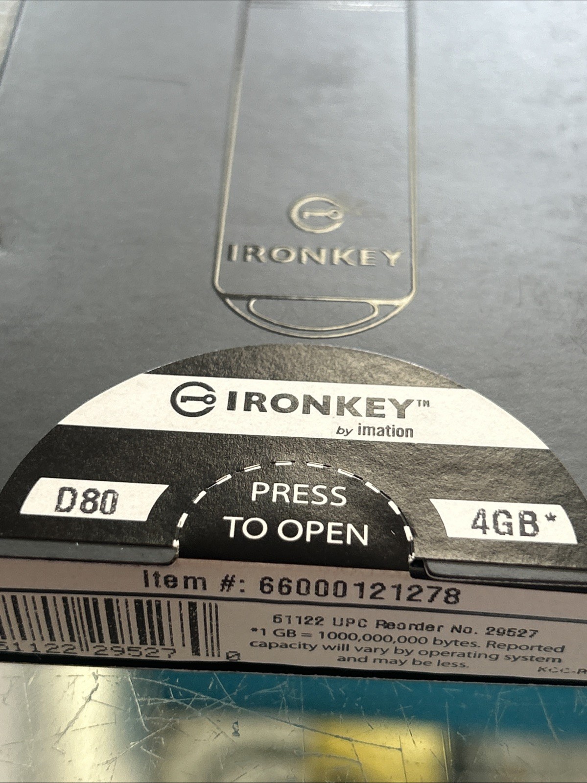 Imation Ironkey D80 4GB Encrypted USB 2.0 flash drive