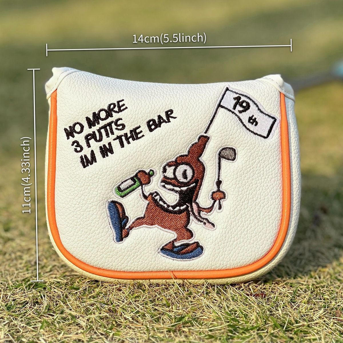 Lab DF3 Golf Putter Cover White Magnetic Closure