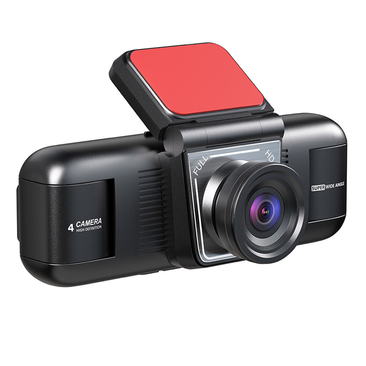 4 Channel Dash Cam Car DVR HD 1080P Driving Recorder G-Sensor Parking Monitoring