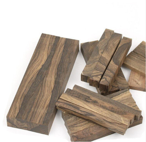 Persimmon Wood Ziricote Ciricote Mexican Ebony DIY Knife Handle Blanks Scales