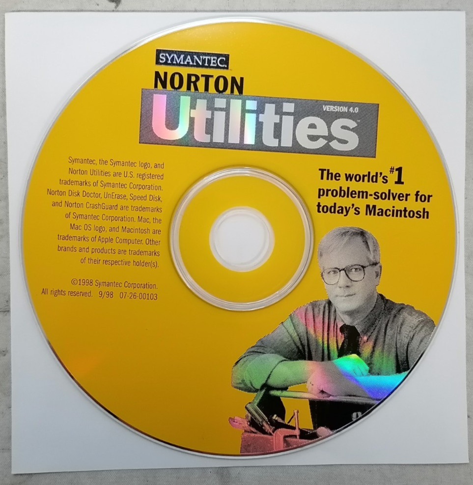 Symantec Norton Utilities 4.0 CD