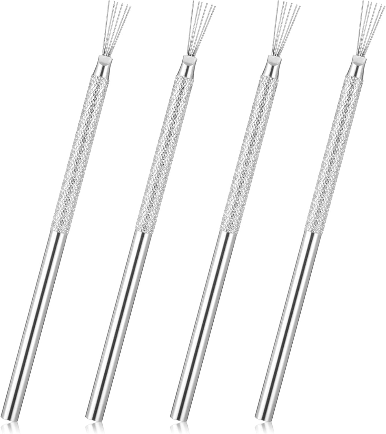 4 PCS Clay Scoring Tools, Stainless Steel Pottery Scoring Tool, Feather Wire Tex