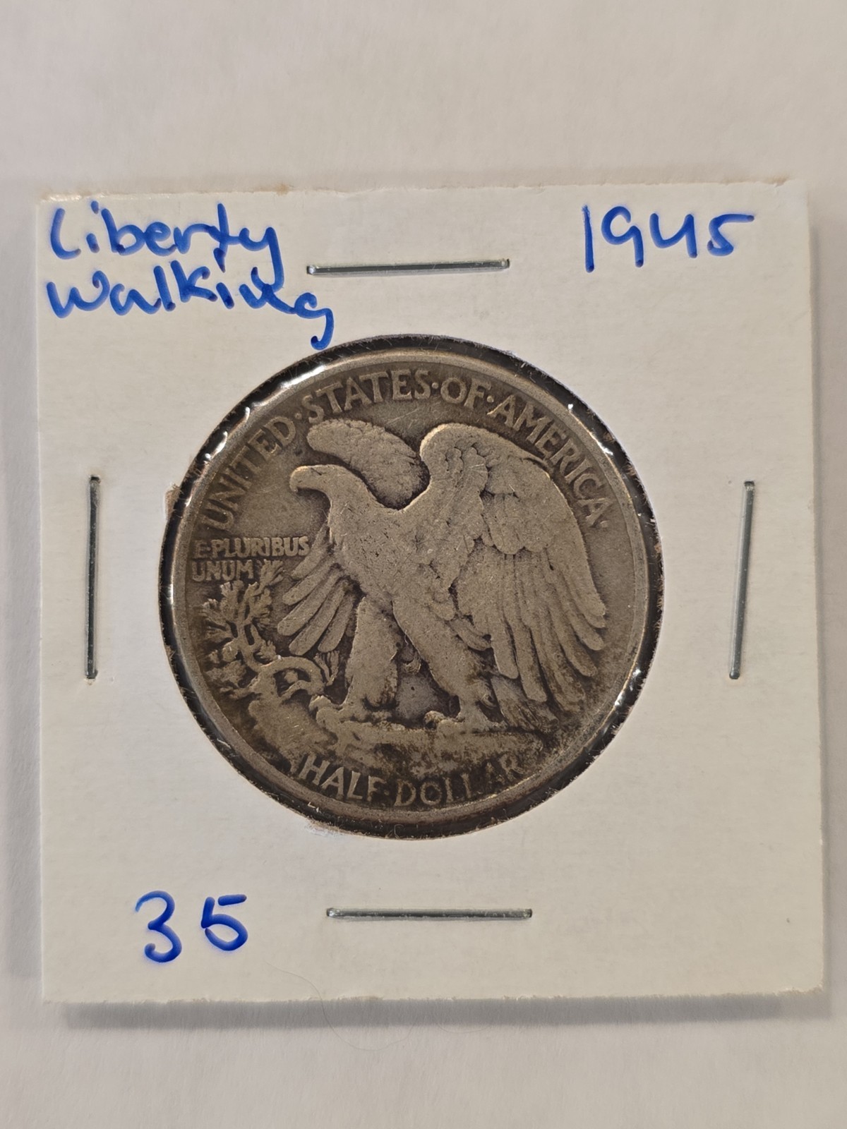 1945 50C Walking Liberty Half Dollar