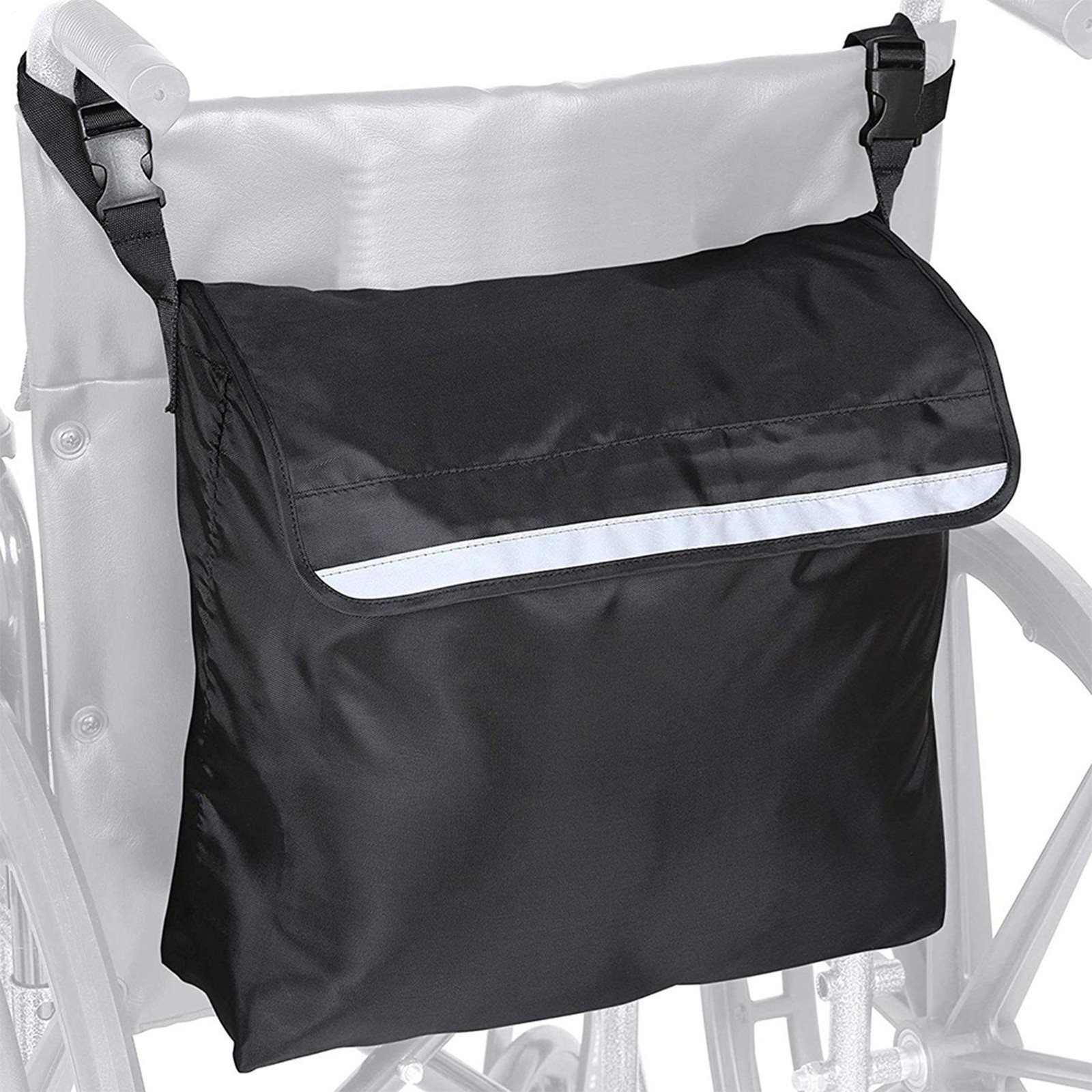 Wheelchair Back Bag Waterproof Wheel Chair Storage Pouch for Most Wheelchairs