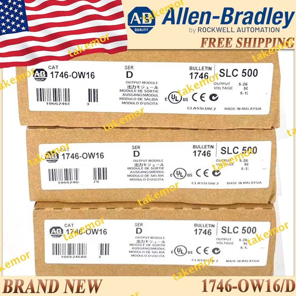 AB 1746-OW16/D AB SLC500 Output Module 1746OW16 New Factory Sealed AB