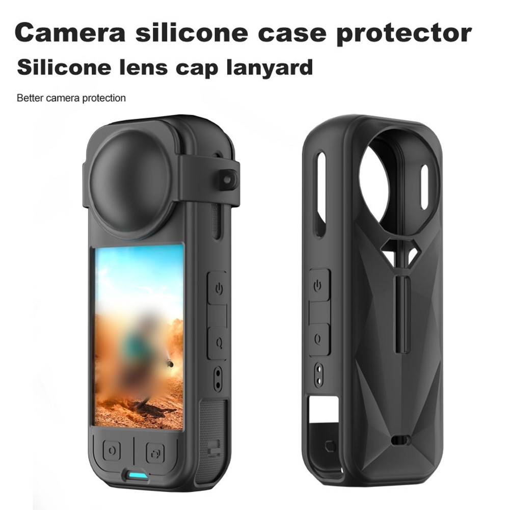 For Insta 360 X5 Camera Accessory Kit With Silicone Case And Lens Covers