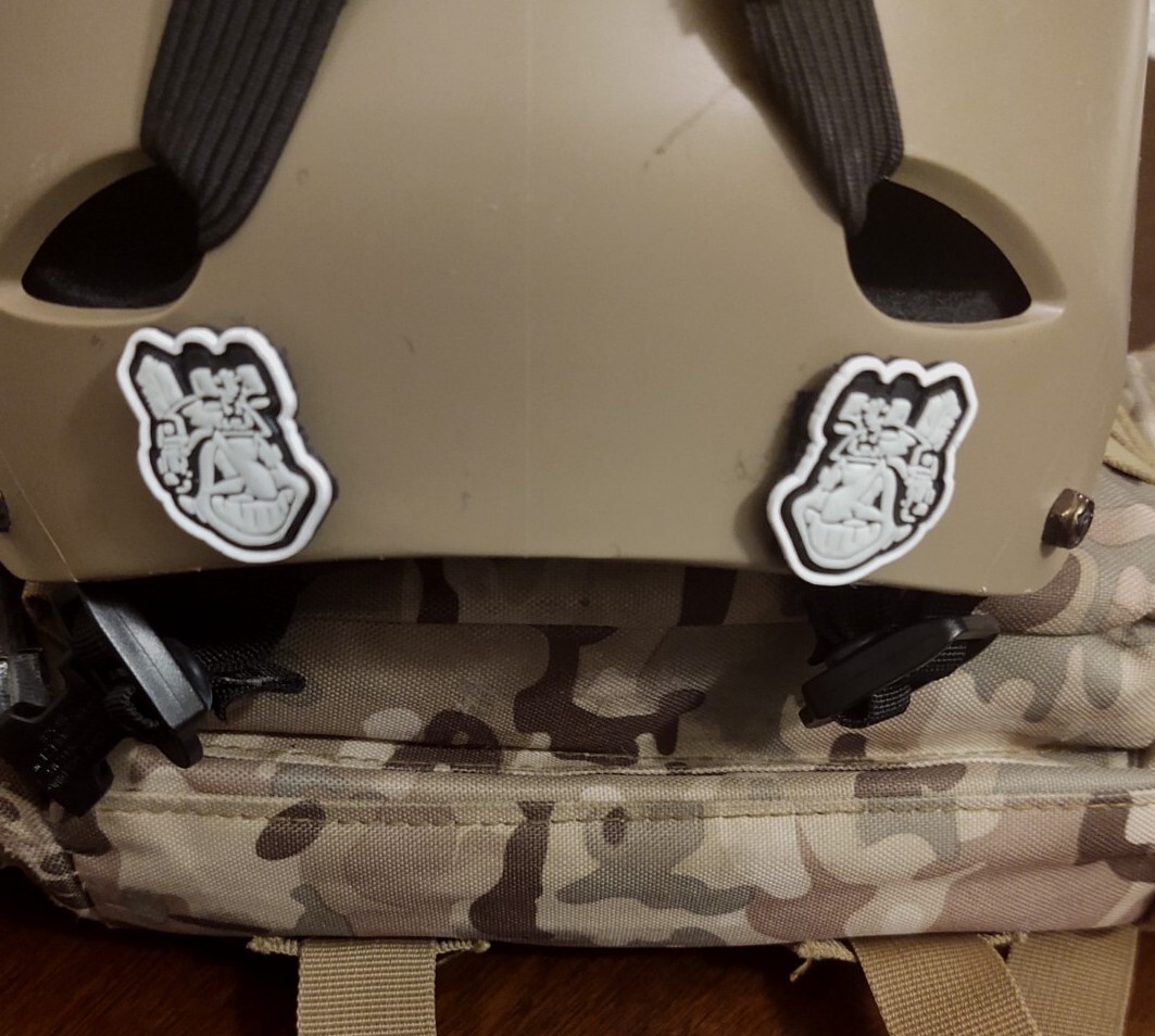 Pair,  1" Wild Thing Glow In The Dark Ranger Eyes PVC like FOG Wahoo  SupDef