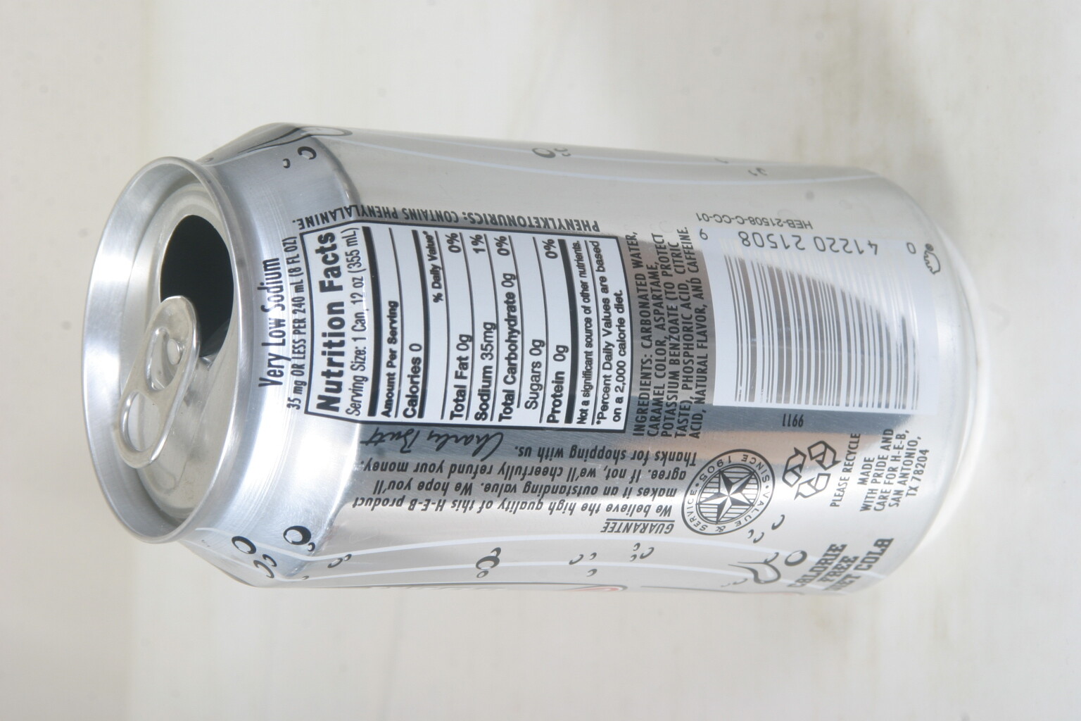 Diet H.B.E. Original Cola Soda can