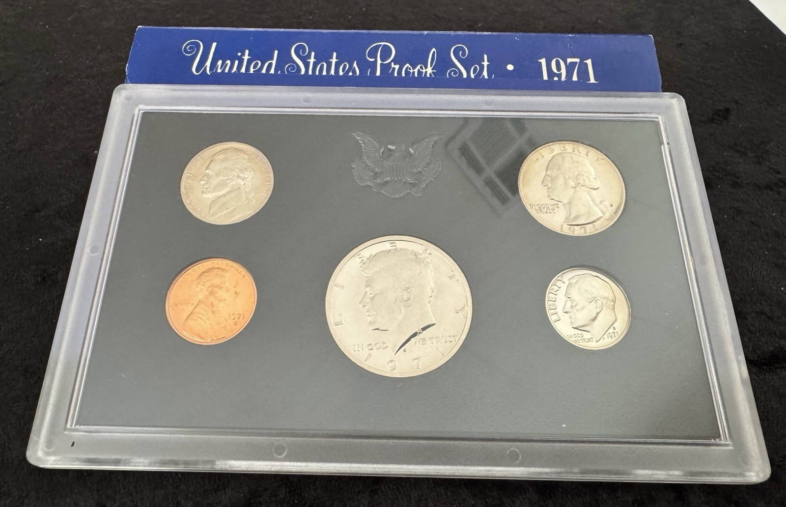 1971 U.S. Proof Set Original Government Packaging Complete Clean Set
