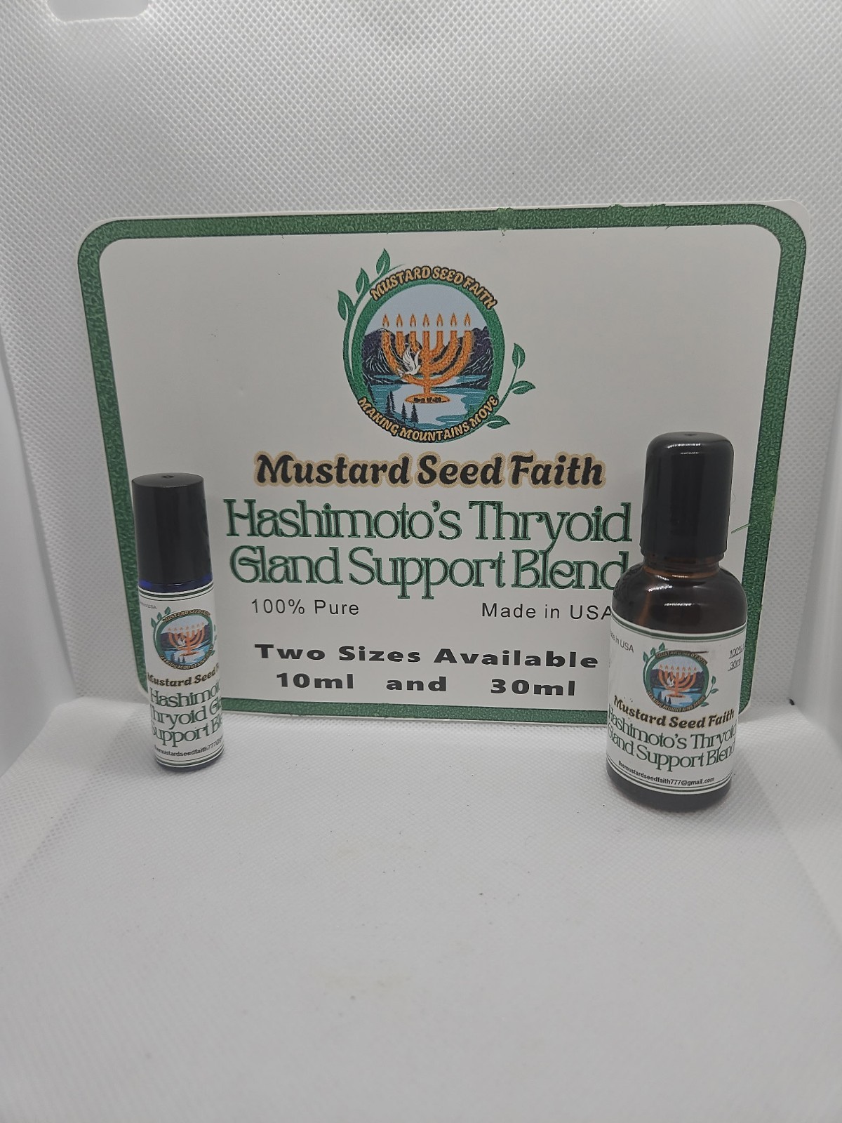 Hashimoto's Thyroid Gland Support Essential Oil Blend 10ml Roll-on