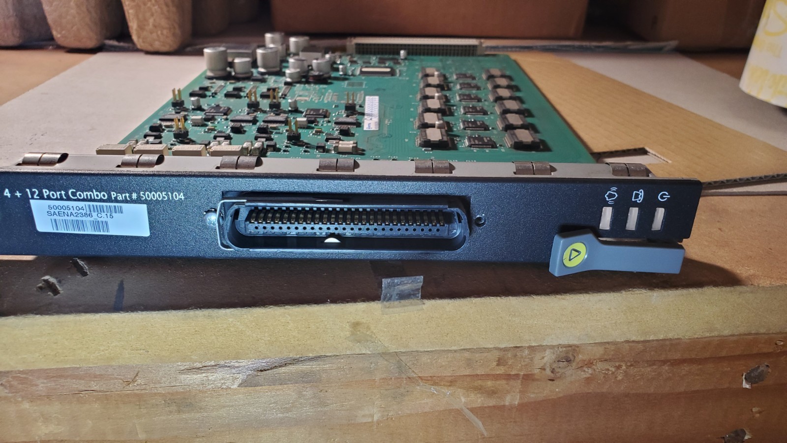 Mitel  50005104 , 4+12 port combo card for AX3300, Tested OK, Free shipment
