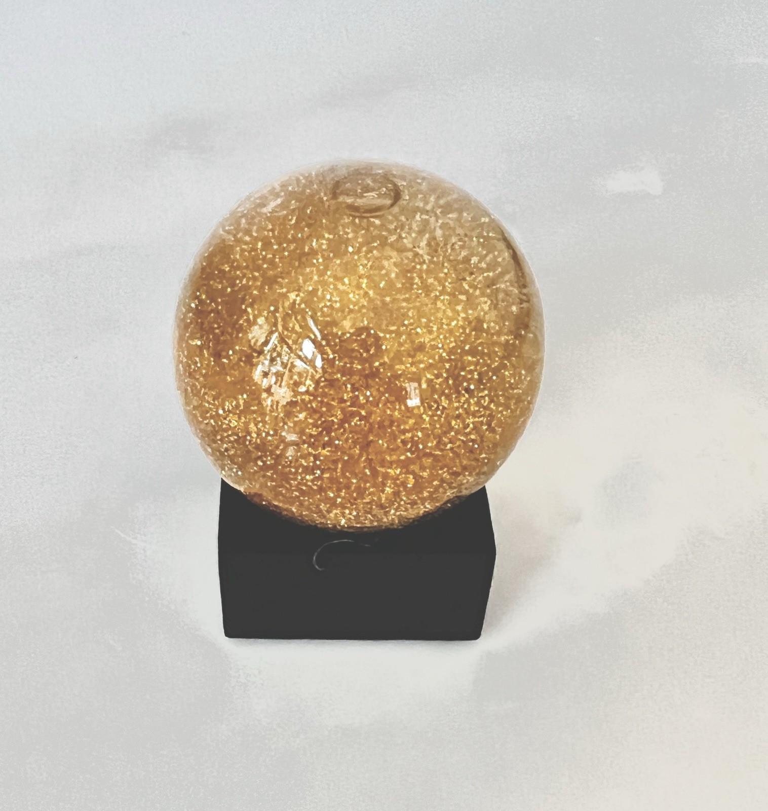 Cool Snow Globes Bling Mini Snow globe gold New with tag 2.5"H