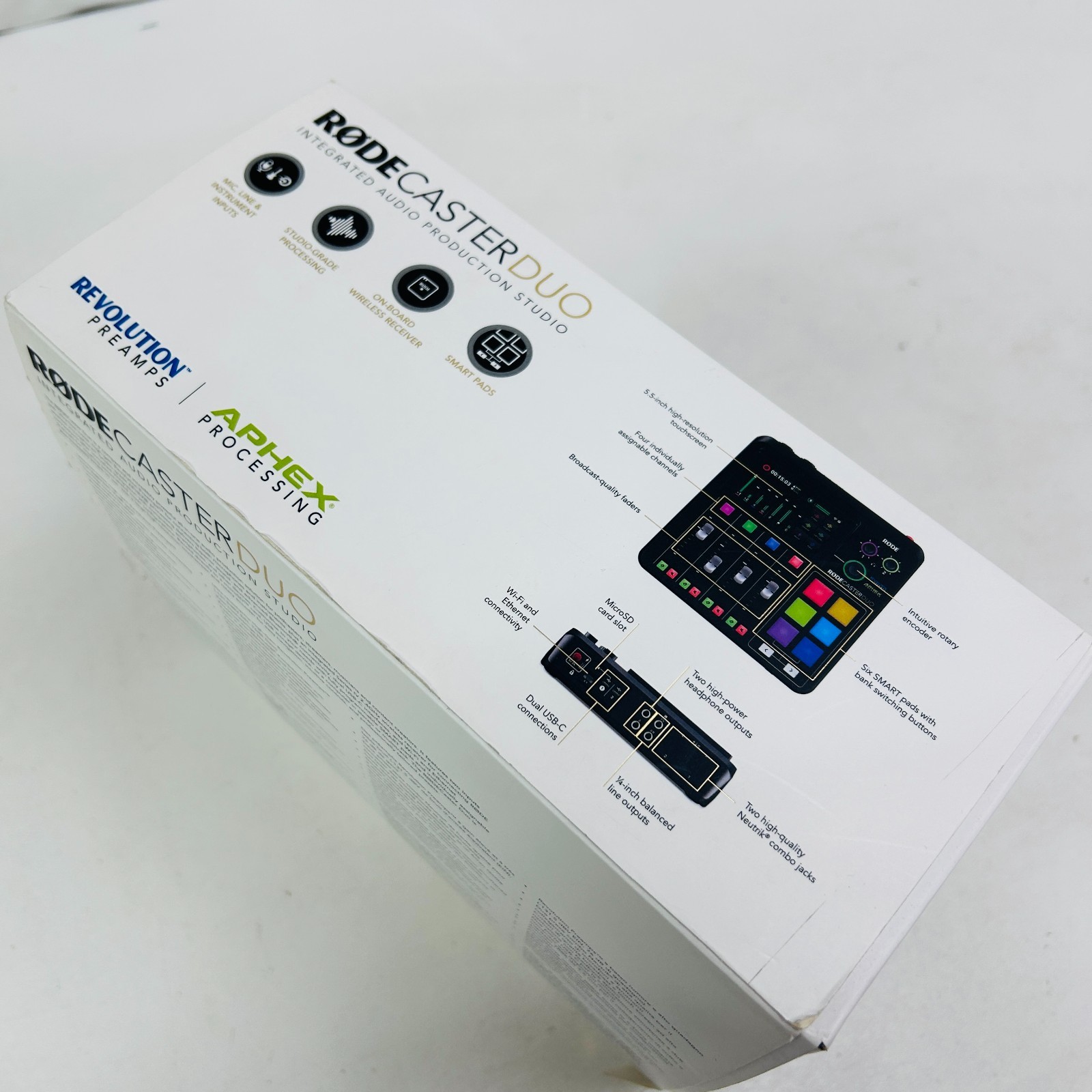 Rode RODECaster Duo Integrated Audio Production Studio - Black (RCDUO)