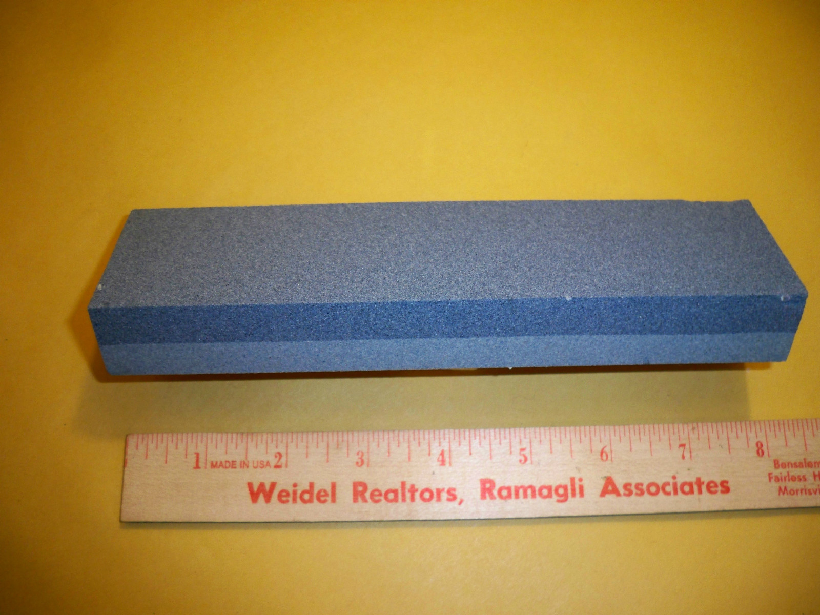 8"  ALUMINUM OXIDE SHARPENING STONE TWO SIDED 120 & 240 GRITS  FOR TOOLS KNIVES