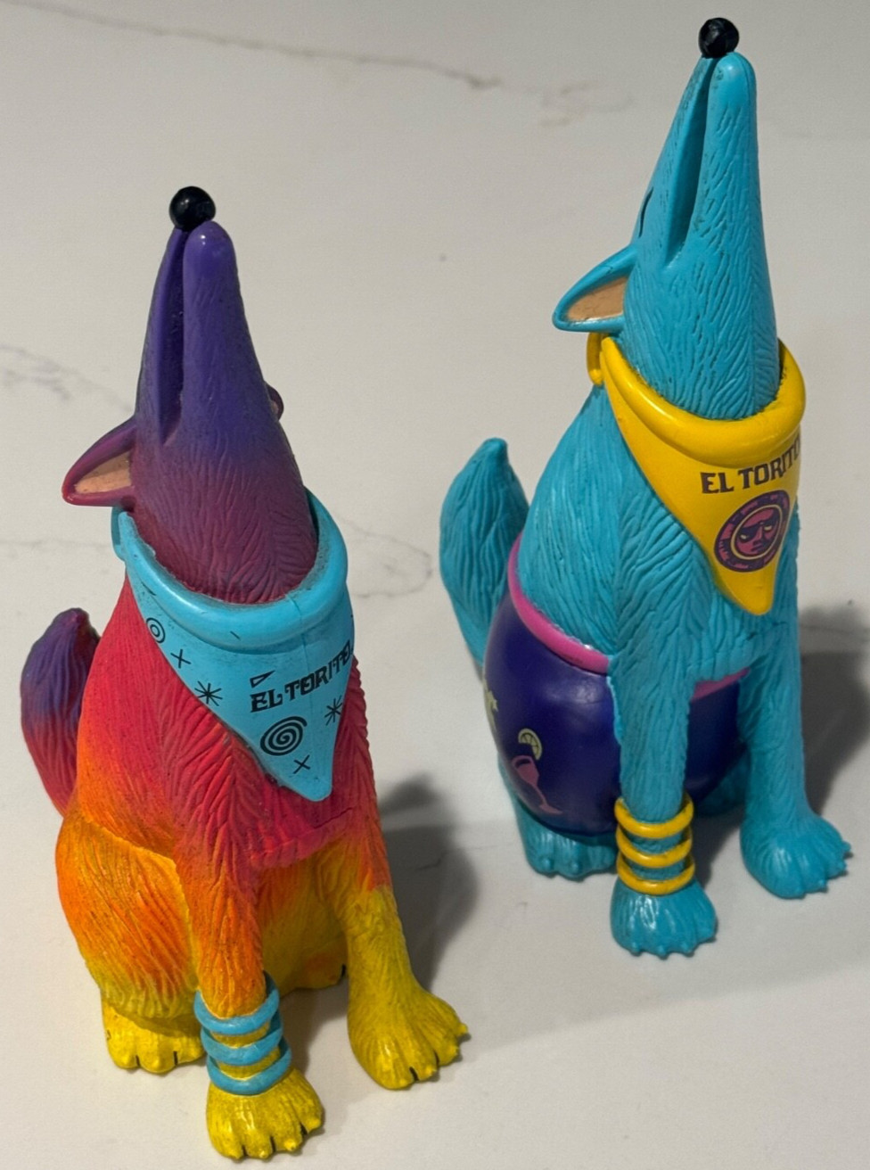 VINTAGE EL TORITO HOWLING COYOTES LOT OF 2 MENU HOLDERS