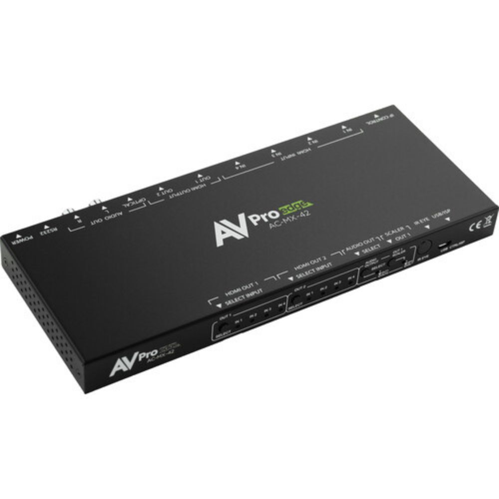 AVPro Edge 18Gbps 4K60 4:4:4 4x2 HDMI Matrix Switcher