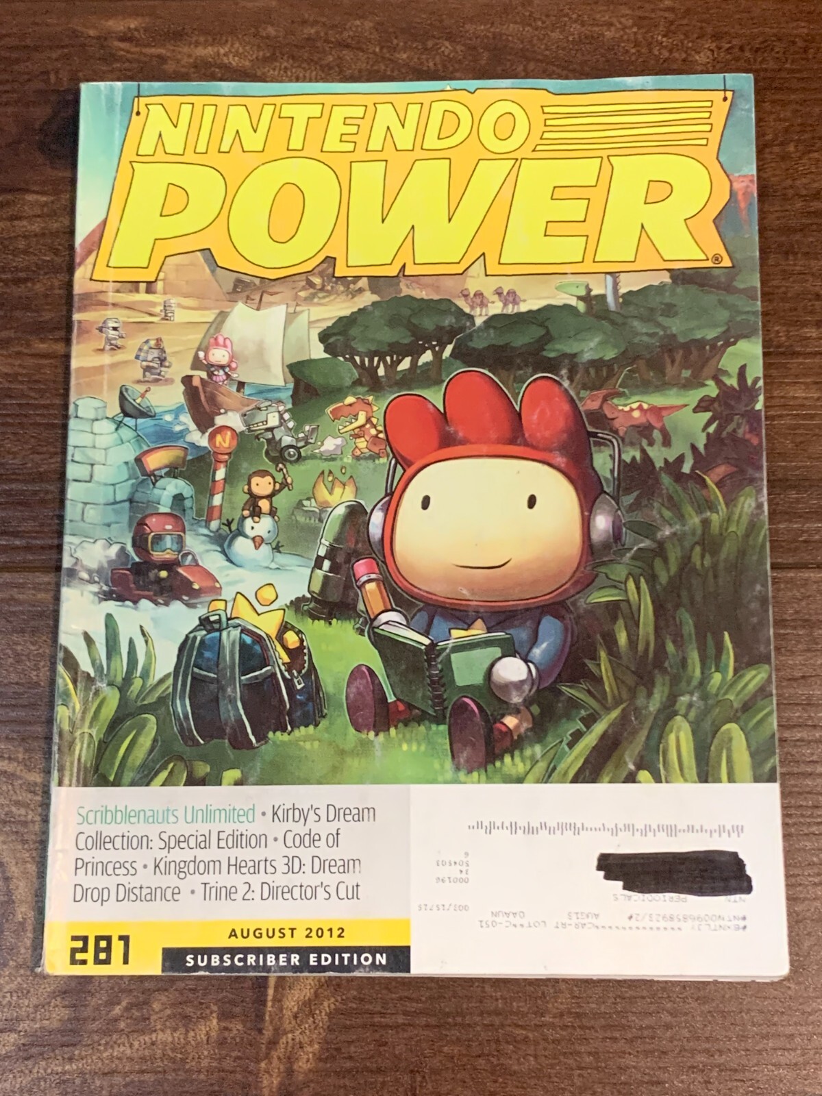Nintendo Power Magazine Volume 281 August 2012 Scribblenauts Unlimited