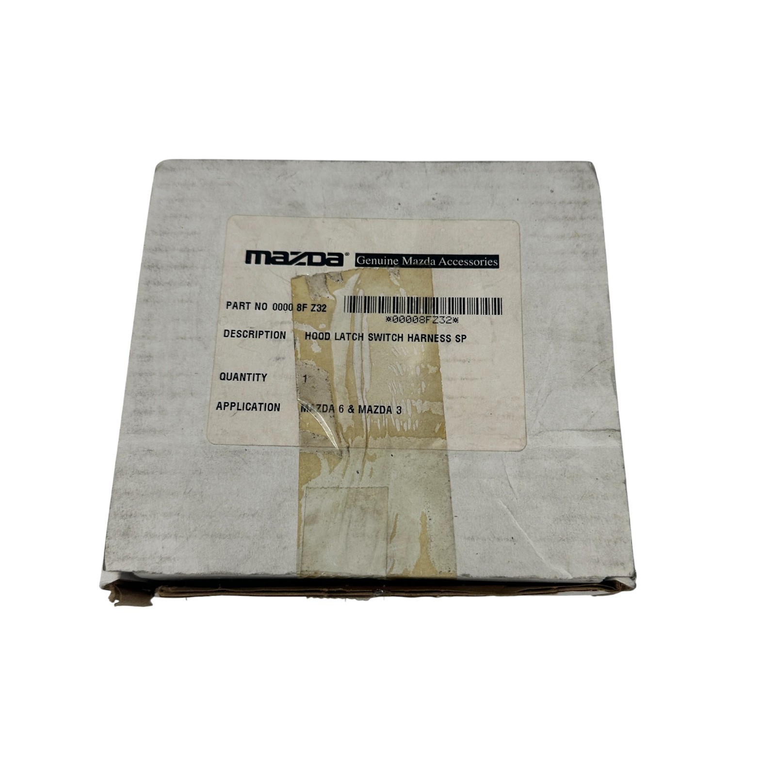Genuine Mazda Remote Engine Start Harness Hood Switch Kit 00008FZ32 / 8F-Z32 NOS