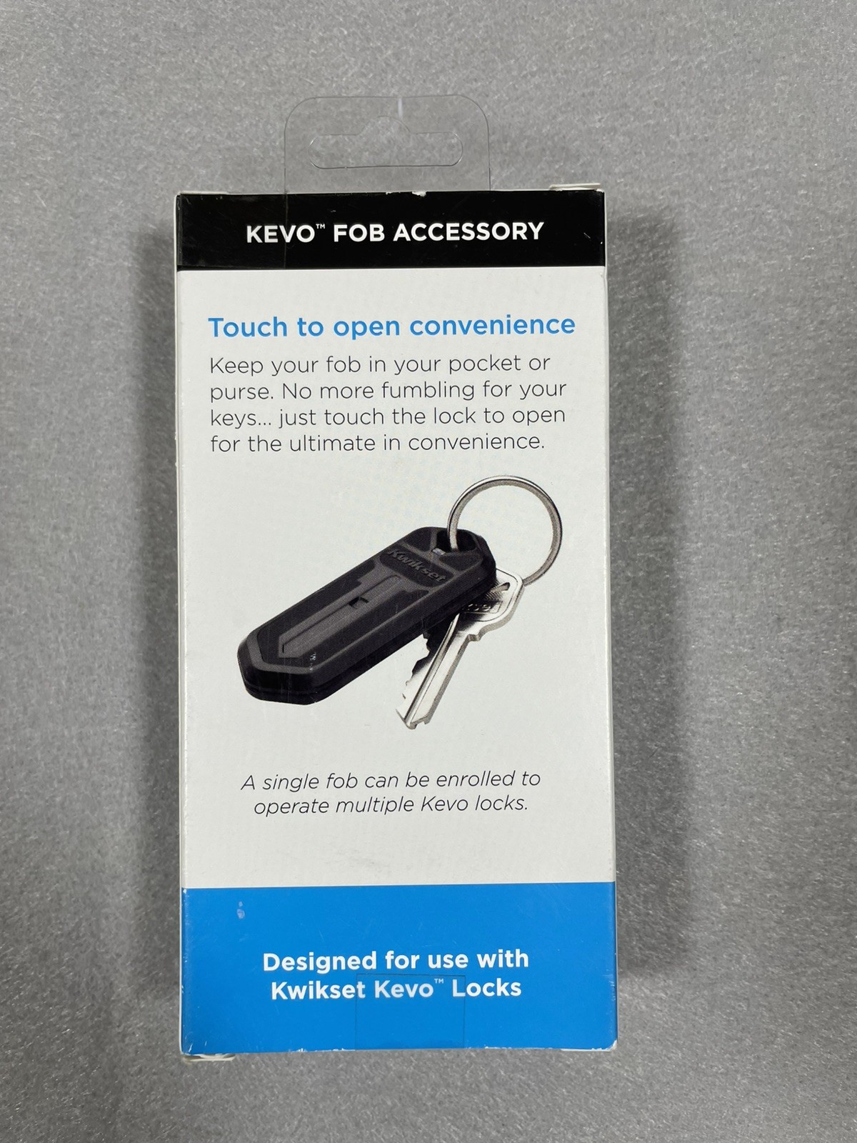 NEW Kwikset Kevo 926 Key Fob Touch-to-open Bluetooth Enabled Deadbolts 99260-001