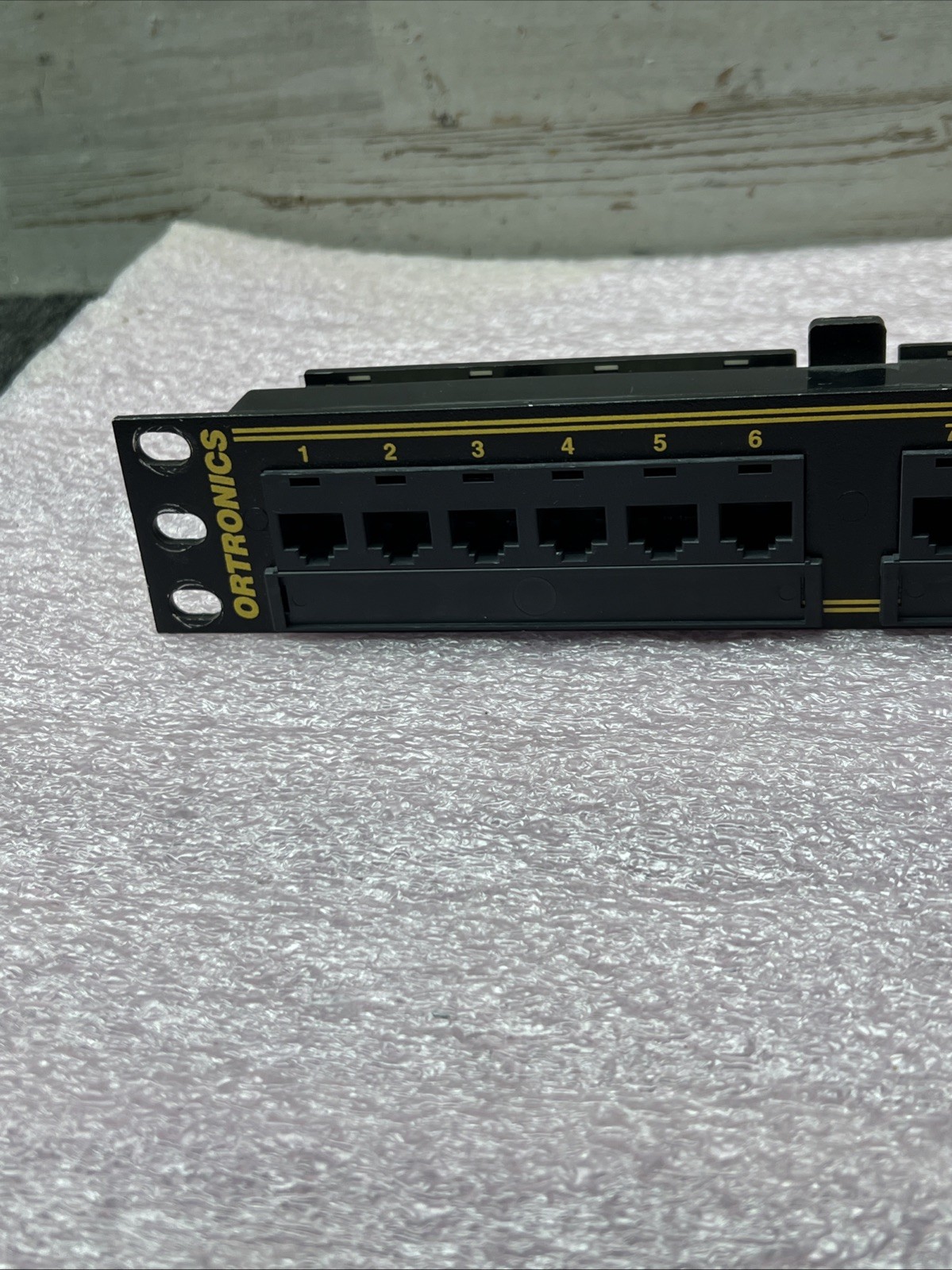 Used Ortronics OR-851004862 24 Port 110 Patch Panel Cat 5