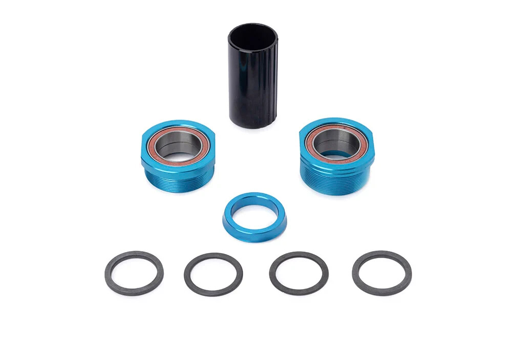 THEORY BMX EURO BOTTOM BRACKET KIT - BMX THREADED BB - 19mm - BLUE