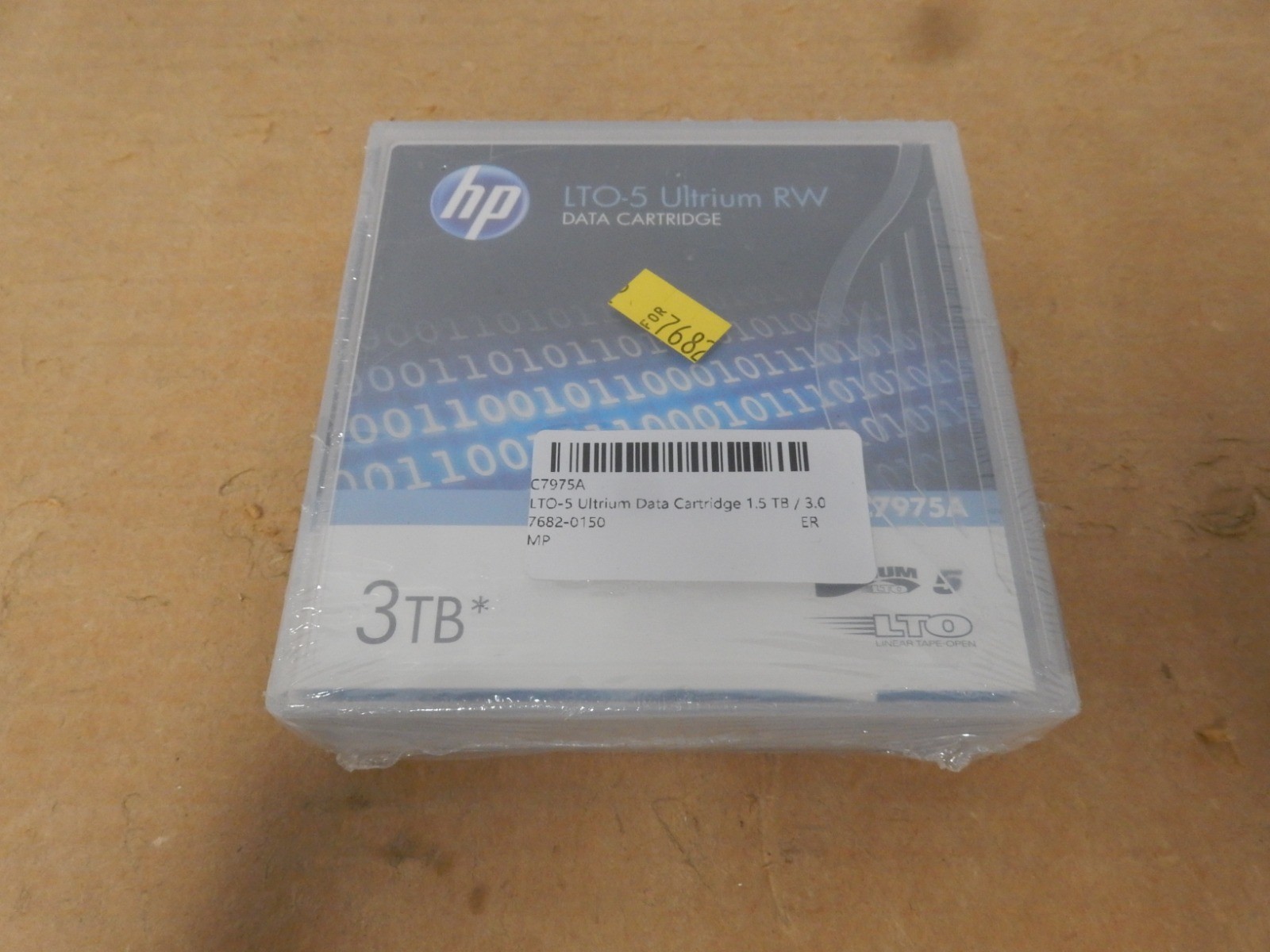 Lot of 3 New in Box HP C7975A LTO-5 Ultrium Data Cartridge 1.5 TB / 3.0 TB LTO