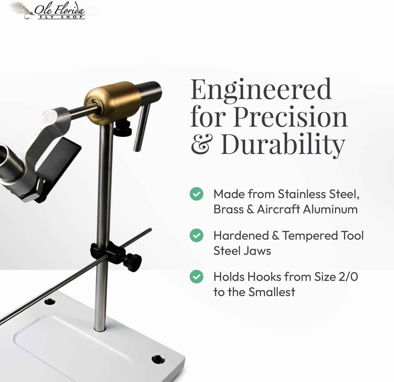Peak Vise with Integrated Pocket - Easy Adjustment