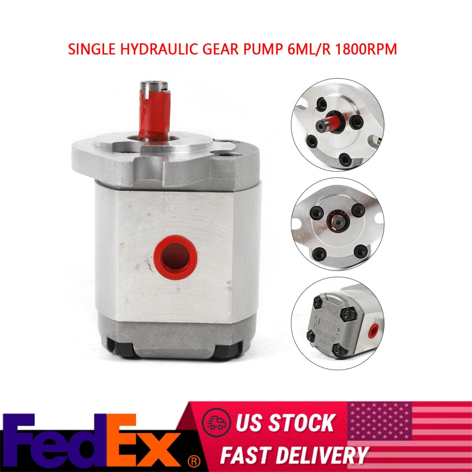 Single Hydraulic Pump Durable Small Fluctuation&High Pressure 21MPa 6ML/R