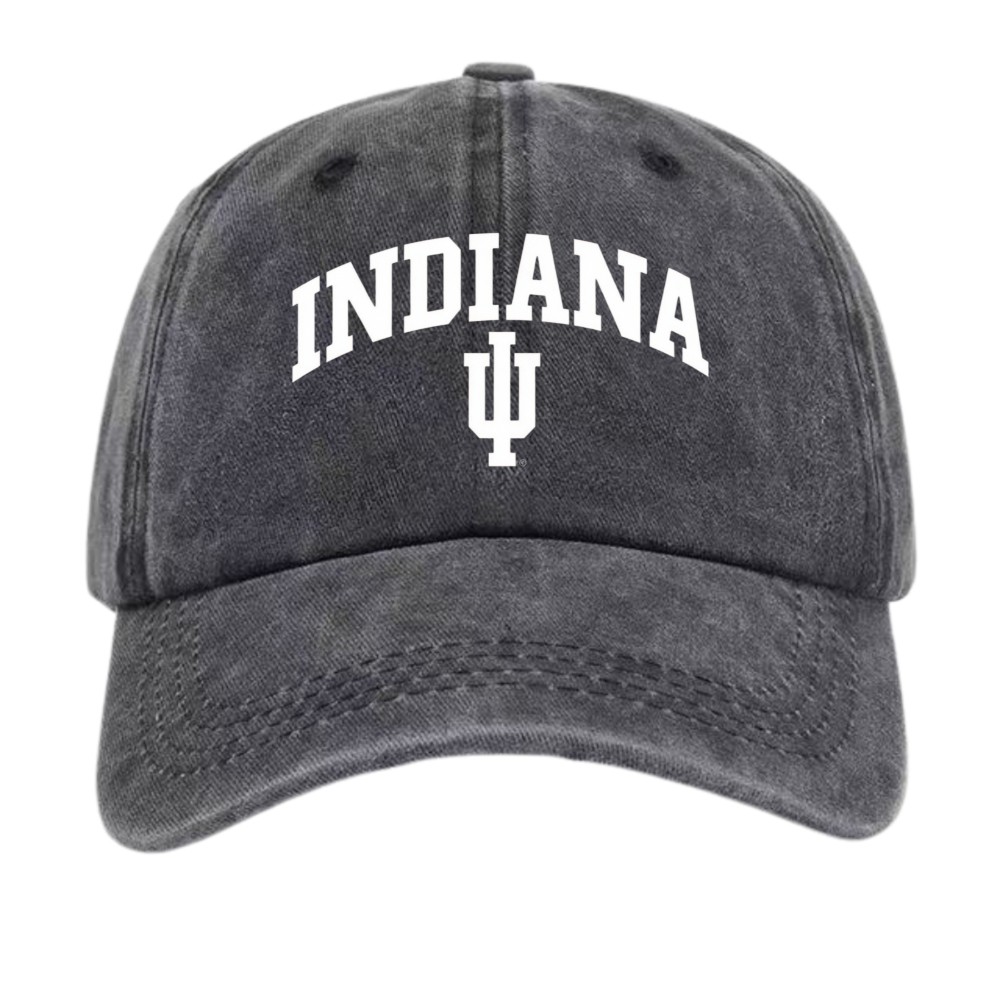 Retro-Inspired Indiana University Baseball Cap-Alumni Daily&Game Day Fan Hat