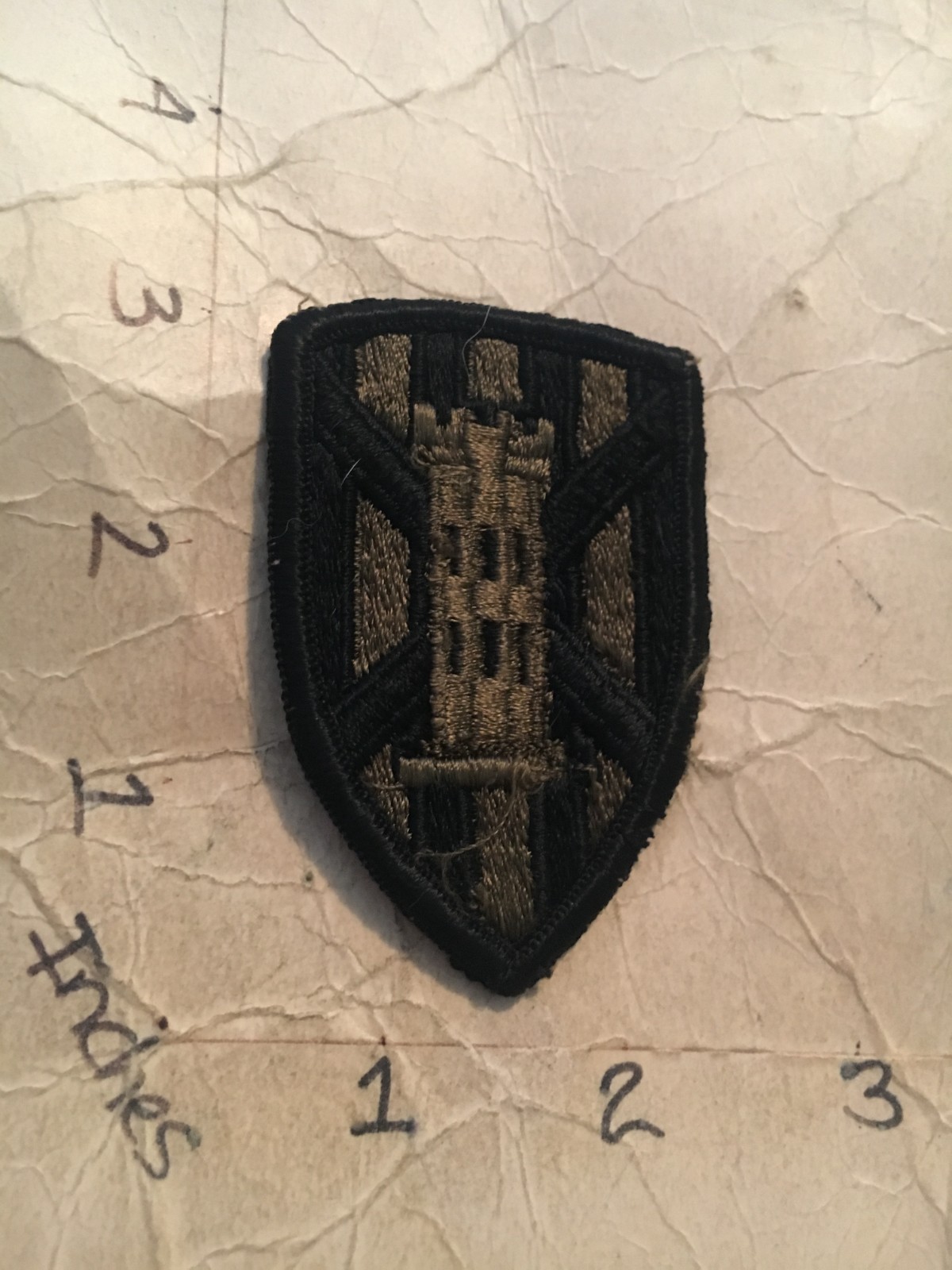 US Army 7th Engineer Brigade m/e subdued patch 10/9/25