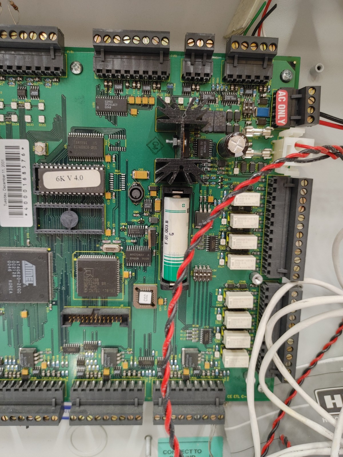IDenticard Series 9000 REV L Reader Access Control Panel
