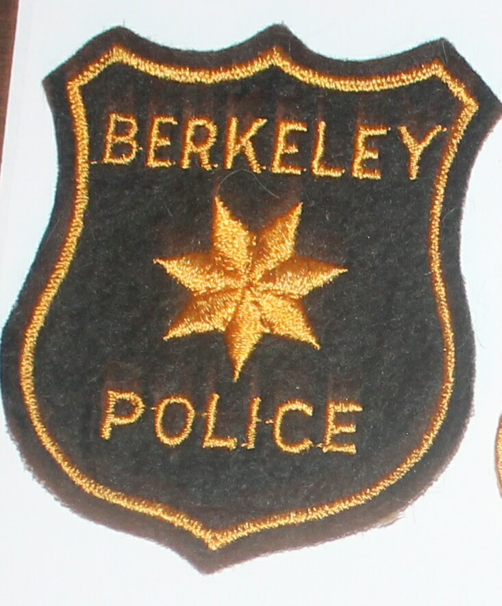 Very Old BERKELEY POLICE Alameda County California CA PD FELT Vintage patch