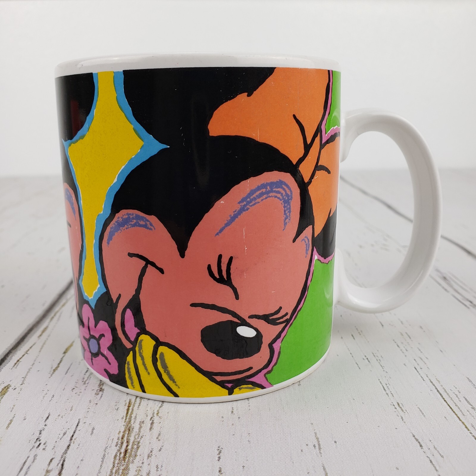 Disney MICKEY AND MINNIE MOUSE Mug Coffee Cup Applause 39289