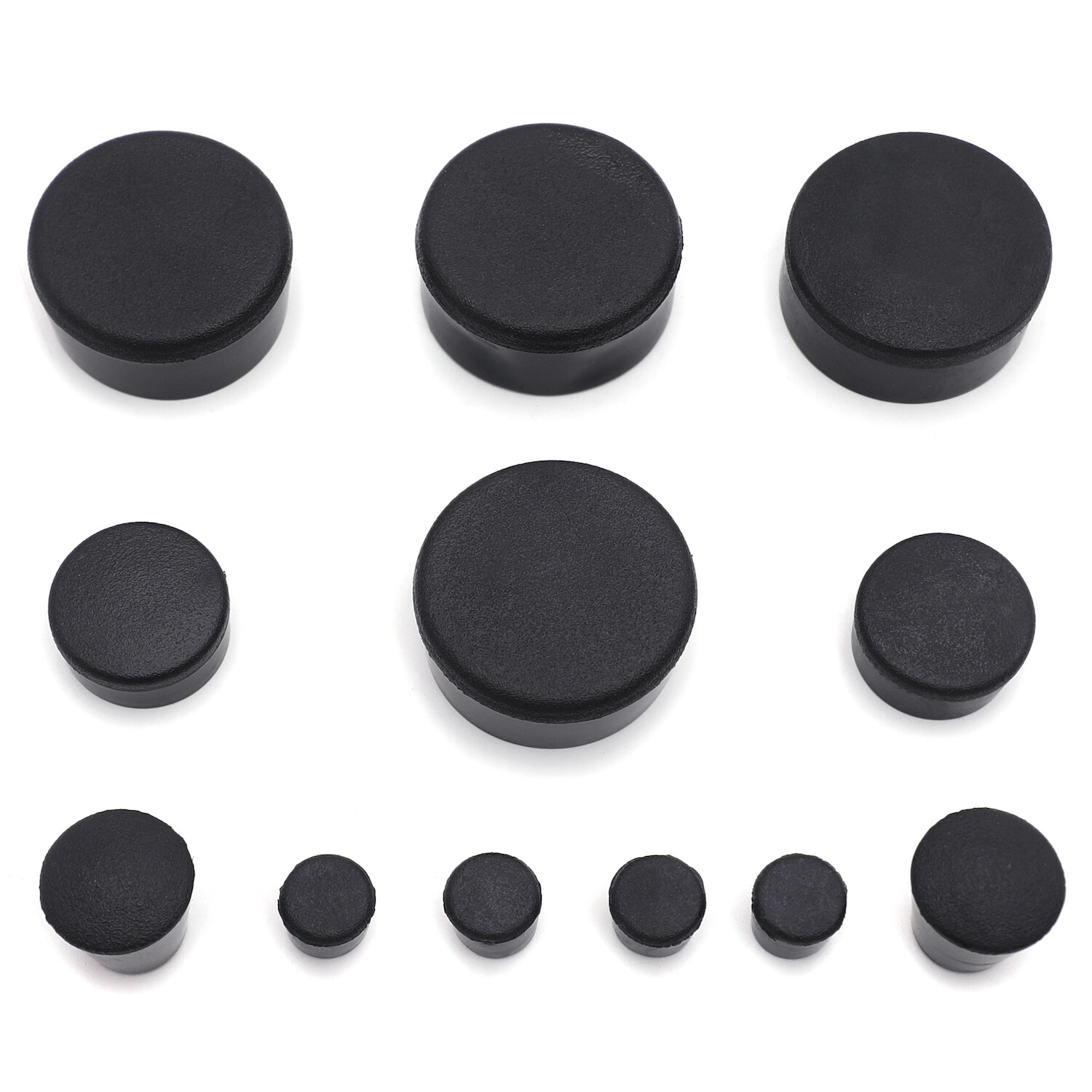 HTT 12x Black Rubber Frame Plugs for Motorcycle Fairing Suzuki GSX-R 1000 2007 2