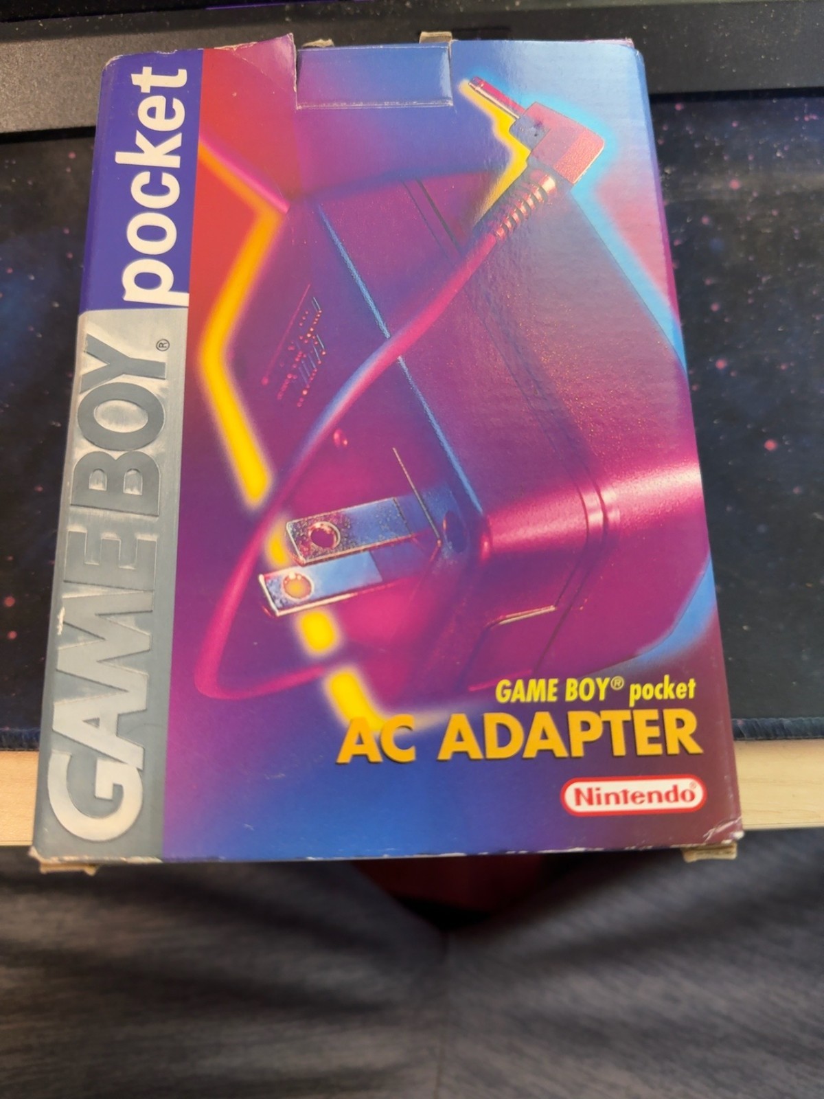 Nintendo Game Boy Pocket AC Adapter Box & Insert ONLY No Adapter OEM Authentic