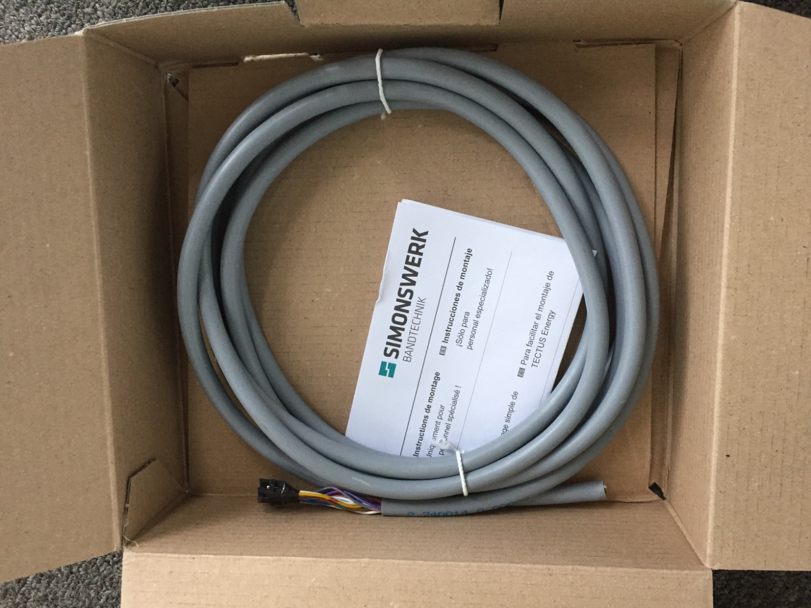 SIMONSWERK Rundkabel 3M Tectus Energy  Ohne hinge cable