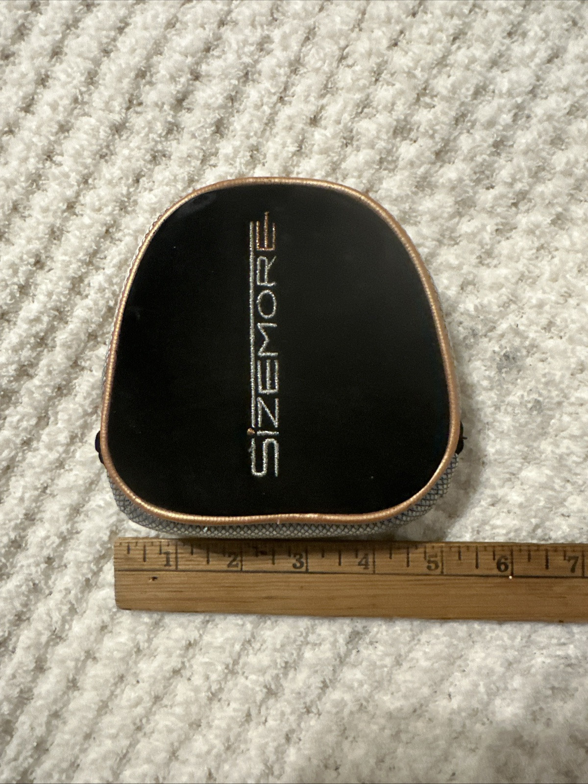 Sizemore Golf Large Black Mallet Head Cover Fits RH LH & CS Copper Piping