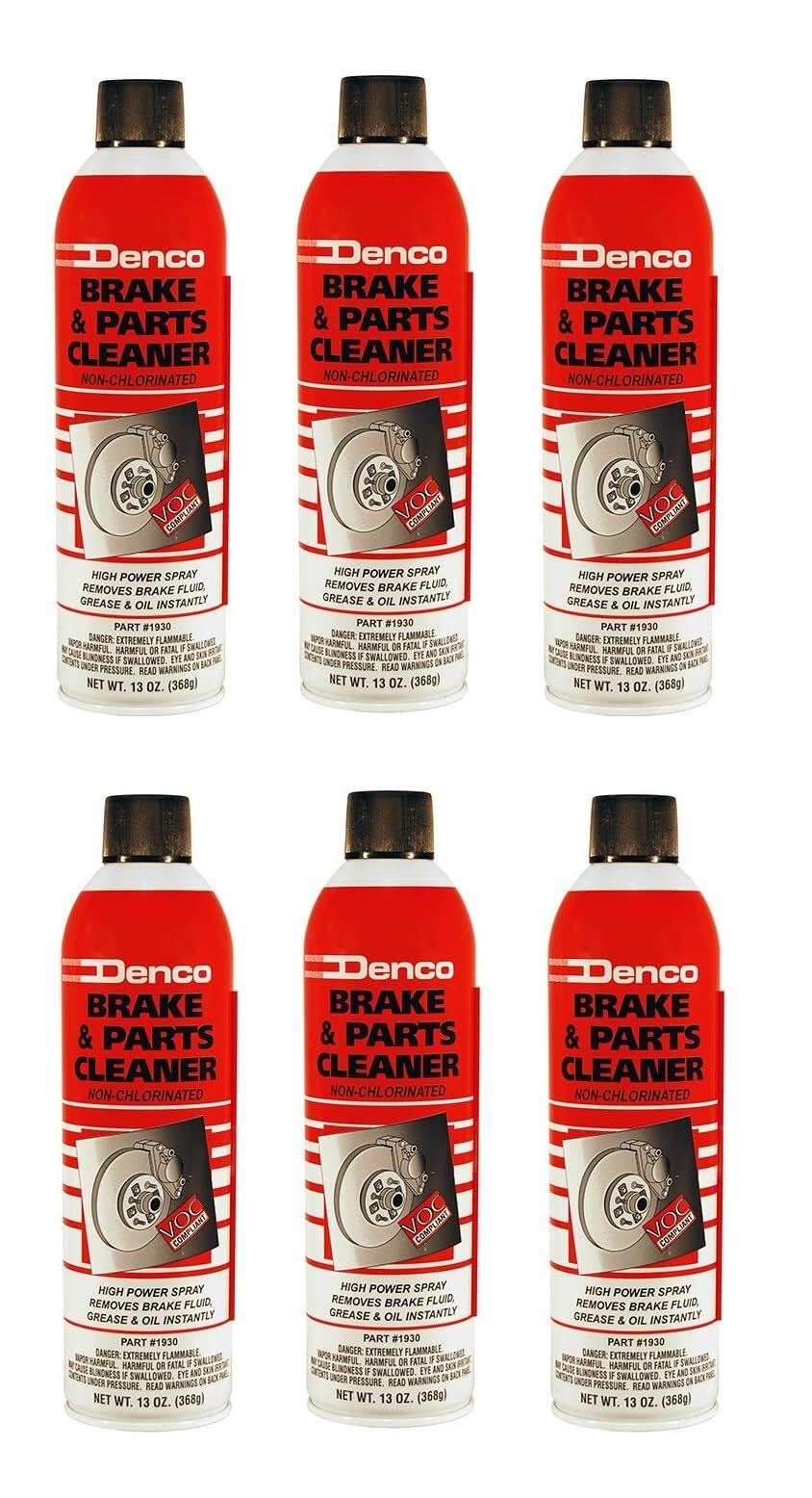Denco #1930 Brake & Parts Cleaner 13 Oz Net Wt 15.3 Fl Oz 12 To 88 Pack 6