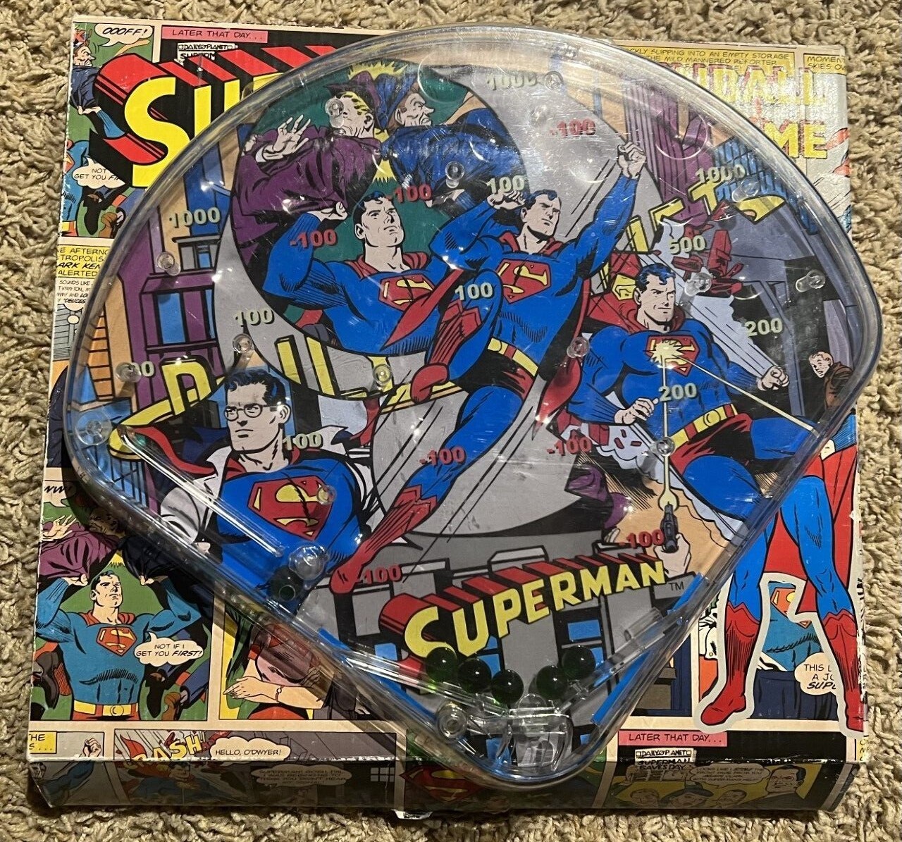 Superman Classic Pinball Game by Schyling DC Comics
