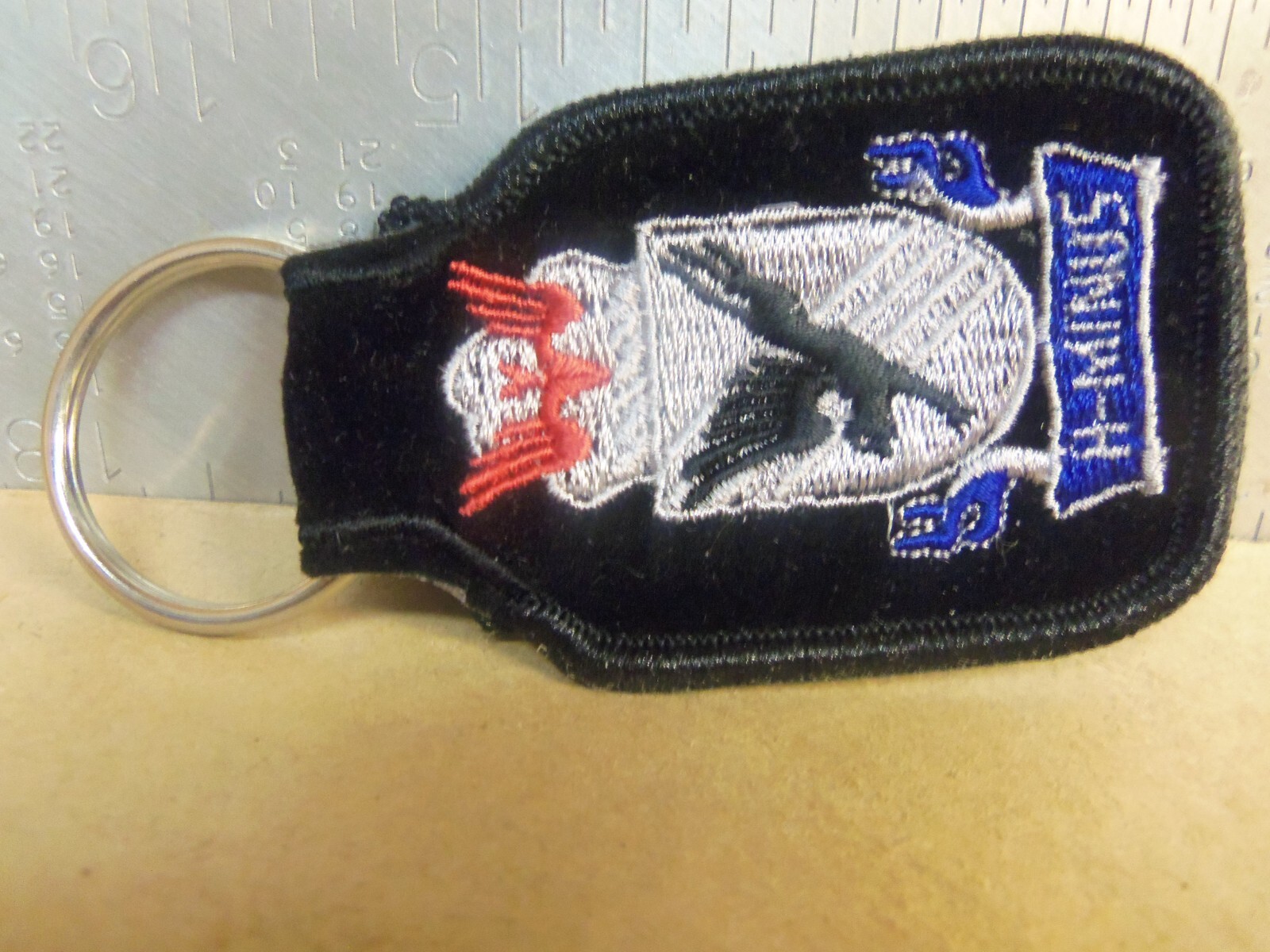 US Army – 505th Infantry Regiment Embroidered Key Ring (NOS)
