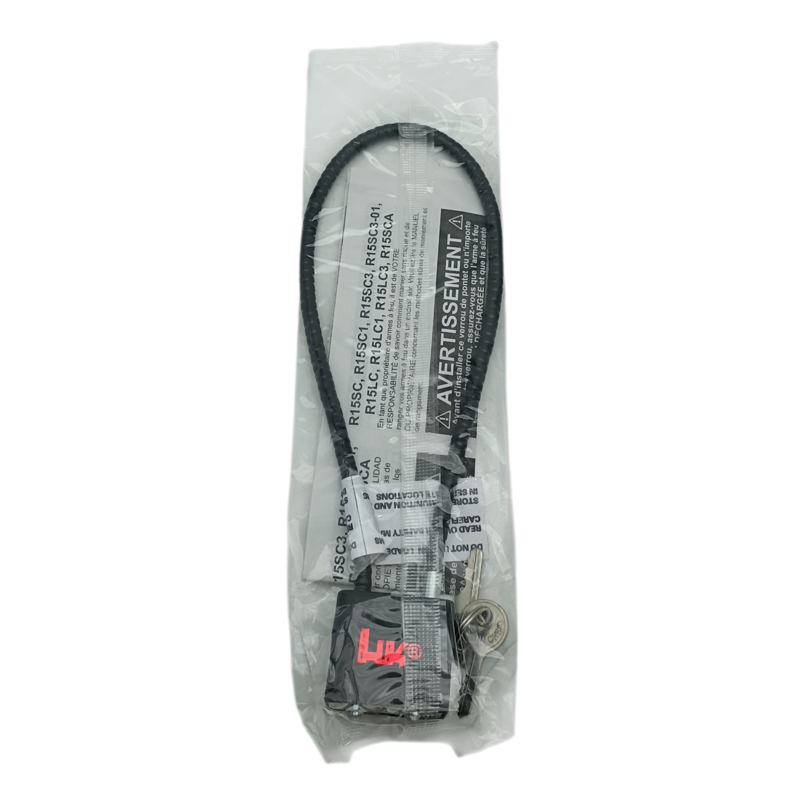 New H&K Heckler & Koch Cable Gun Lock w/ Keys OEM Firearm Safety Lock